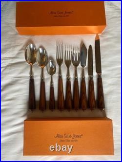 Alain Saint Joanis Julia 9 Piece Place Set Silver Plated Cutlery