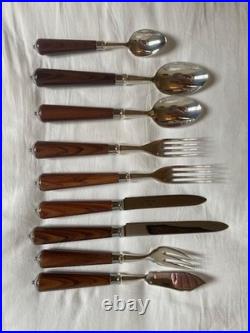 Alain Saint Joanis Julia 9 Piece Place Set Silver Plated Cutlery