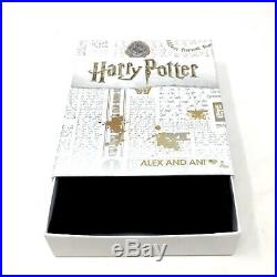 Alex And Ani Harry Potter Lumos Charm & Beaded Bangle Bracelet Set 3 Pieces NWT