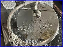 Antique 11 J Dixon Sons SILVER PL DOUBLE ENDED BONBON BOX CUT GLASS CENTREPIECE