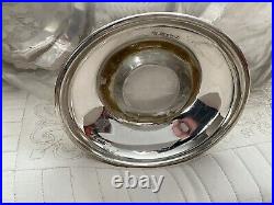 Antique 11 J Dixon Sons SILVER PL DOUBLE ENDED BONBON BOX CUT GLASS CENTREPIECE