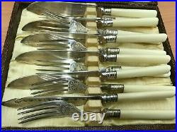 Antique 12 Piece Cutlery Set Around 1930`s