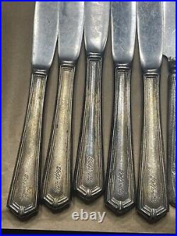 Antique 14lbs 174 Pieces of Silver Plate Mixed Silver Flatware Serving Utensils
