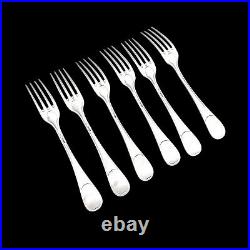 Antique 1870's silver plated Christofle Housewife 24 piece 6 person cutlery set
