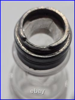 Antique 1880s Victorian Silver Plate 6-Piece Footed Cruet Set READ DESCRIPTION