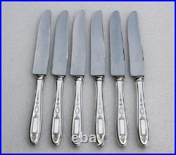 Antique 1921 Grosvenor Silver Plate 50 Piece Set Service for 6+ Chest MSRP $625