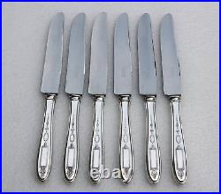 Antique 1921 Grosvenor Silver Plate 50 Piece Set Service for 6+ Chest MSRP $625