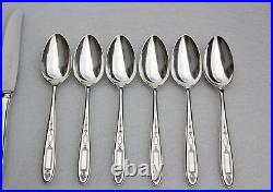 Antique 1921 Grosvenor Silver Plate 50 Piece Set Service for 6+ Chest MSRP $625