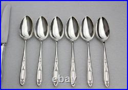 Antique 1921 Grosvenor Silver Plate 50 Piece Set Service for 6+ Chest MSRP $625
