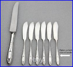 Antique 1921 Grosvenor Silver Plate 50 Piece Set Service for 6+ Chest MSRP $625