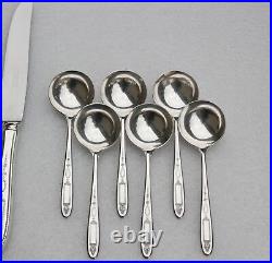 Antique 1921 Grosvenor Silver Plate 50 Piece Set Service for 6+ Chest MSRP $625