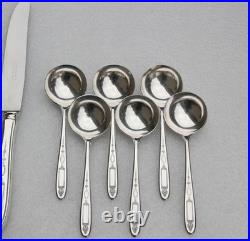 Antique 1921 Grosvenor Silver Plate 50 Piece Set Service for 6+ Chest MSRP $625