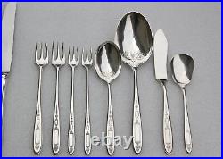 Antique 1921 Grosvenor Silver Plate 50 Piece Set Service for 6+ Chest MSRP $625