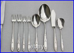 Antique 1921 Grosvenor Silver Plate 50 Piece Set Service for 6+ Chest MSRP $625