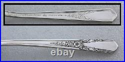 Antique 31 Piece 1939 Jasmine Silver Plate Set Flatware Service for 6 by Oneida