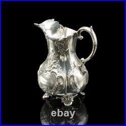 Antique 4 Piece Tea Service, English, Silver Plate, Coffee Pot, Edwardian, 1910 Antique 4 Piece Tea Service, English, Silver Plate, Coffee Pot, Edwardian, 1910