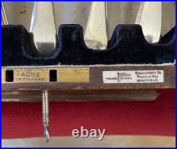 Antique 53 Piece Silver Plated Canteen of Cutlery for 6 Persons Walker & Hall