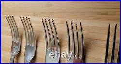 Antique ARTHUR PRICE SILVER PLATED CANTEEN CUTLERY ASHLEIGH 44 PIECE for 6 & Box