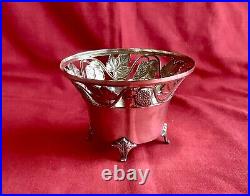 Antique Art Nouveau Wmf Silverplate Cream & Sugar Breakfast Set German Beautiful