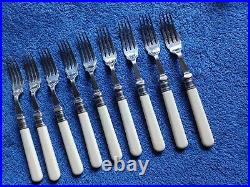 Antique C1880 Old English Cutlery 82 Pieces by James Deakin