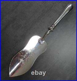 Antique Christofle Cake Slice Pastry Server French Silver Plate Baguette Fidelio