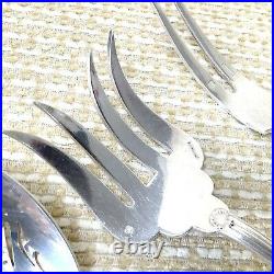 Antique Christofle Cutlery Hors d'oeuvres Serving Set French Silver Plated RARE