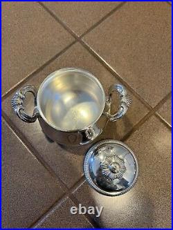 Antique Christofle Gallia Coffee and Tea Set Silver Plate 5 Piece