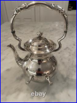 Antique Complete 5 Piece Silver-Plate Tea/Coffee Set-SHEETS R. S. CO. 1875/1402