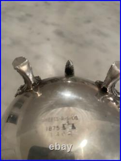 Antique Complete 5 Piece Silver-Plate Tea/Coffee Set-SHEETS R. S. CO. 1875/1402