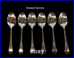 Antique Deykin & Harrison 55 Piece Cutlery Set Old English A. 1 Silver Plate