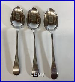 Antique Deykin & Harrison 55 Piece Cutlery Set Old English A. 1 Silver Plate