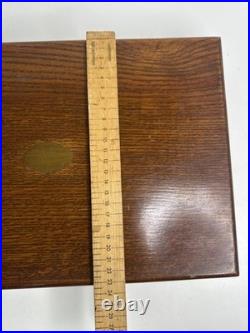 Antique Edwardian 24 piece Silver Plated Fish cutlery Set Silver Mounts