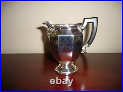 Antique French CHRISTOFLE 4-Piece Silver Plate Art Deco Coffee & Tea Set WithBoxes