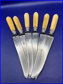 Antique French Silver Plate Service For 6, 39 Pieces Including Serving