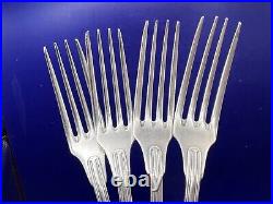 Antique French Silver Plate Service For 6, 39 Pieces Including Serving