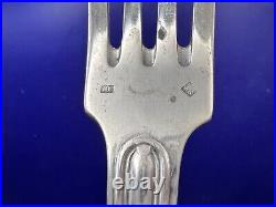 Antique French Silver Plate Service For 6, 39 Pieces Including Serving