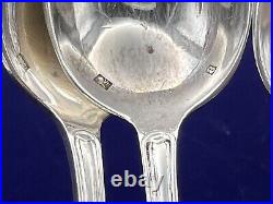 Antique French Silver Plate Service For 6, 39 Pieces Including Serving