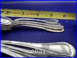 Antique French Silver Plate Service For 6, 39 Pieces Including Serving