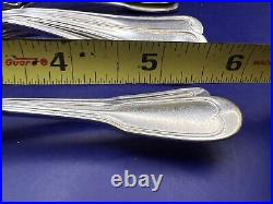 Antique French Silver Plate Service For 6, 39 Pieces Including Serving