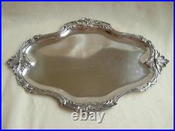 Antique French Silverplate Liquor Goblets & Tray, 13 Pieces, Early XX Century