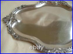 Antique French Silverplate Liquor Goblets & Tray, 13 Pieces, Early XX Century