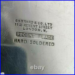 Antique Garrard & Co Regent Silver Plate Entree Dish Serving Bowl Tureen Deco