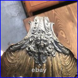 Antique German WMF Silver Plate Art Nouveau Scallop Shell Dish Fruit Bowl