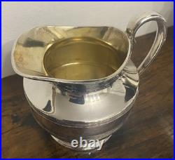 Antique James Dixon & Sons Of Sheffield Silver Plated 4 Piece Tea Set. VGC
