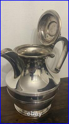 Antique James Dixon & Sons Of Sheffield Silver Plated 4 Piece Tea Set. VGC