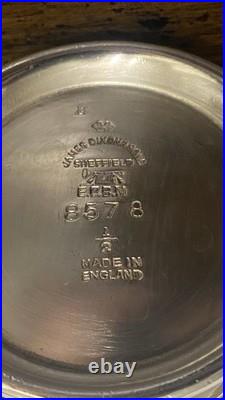 Antique James Dixon & Sons Of Sheffield Silver Plated 4 Piece Tea Set. VGC