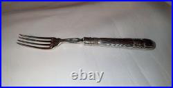 Antique Martin Hall & Co Silver plate Flatware 24 Piece Set with Case