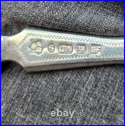 Antique Martin Hall & Co Silver plate Flatware 24 Piece Set with Case