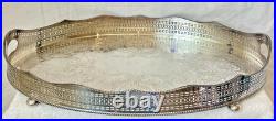 Antique Meriden Britannia 6 Piece Coffee Tea Set Silver Plate Greenman #1866