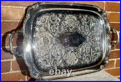 Antique Meriden Britannia 6 Piece Coffee Tea Set Silver Plate Greenman #1866
